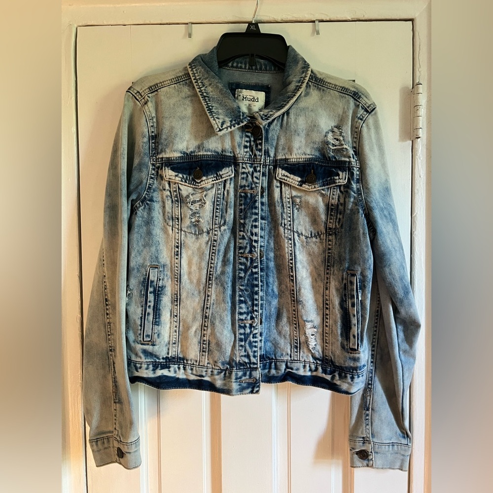 Mudd Distressed Denim Jean Jacket